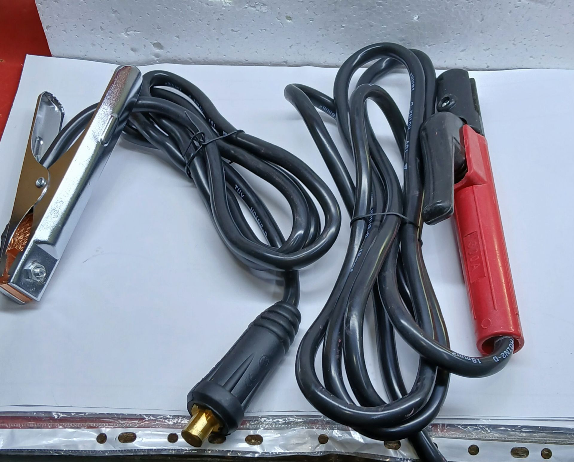 کابل انبر و اتصال دستگاه جوش ۳ متر انبر ۲متر اتصال